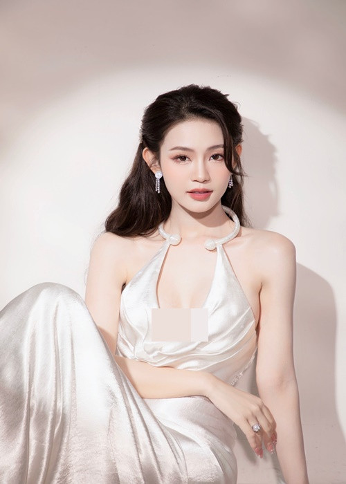 Minh Anh từng vào top 10 Hoa khôi Sinh viên Việt Nam 2017. Ảnh: FBNV.
