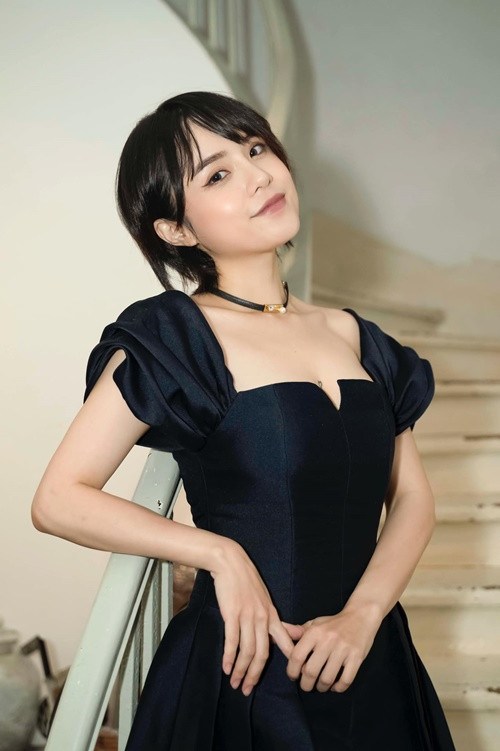 Thái Trinh đang tham gia chương trình Chị đẹp đạp gió rẽ sóng. Ảnh: FBNV.