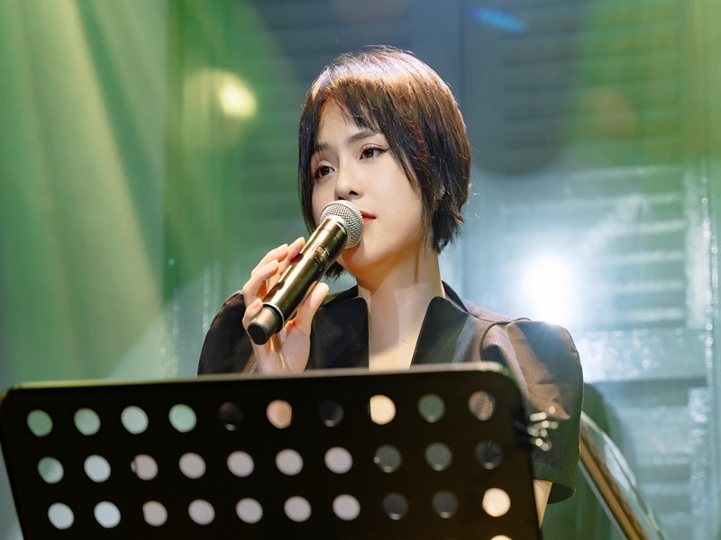 Thái Trinh bắt đầu được khán giả chú ý qua các video cover trên Youtube vào năm 2010. Năm 2012, cô thi Giọng hát Việt và bị loại trong liveshow 6. Ảnh: FBNV.