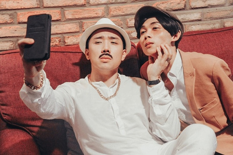 Trấn Thành - Việt Hương từng giúp đỡ Hồng Thanh làm sản phẩm đầu tay Sài Gòn, anh yêu kem. Ảnh: Phụ Nữ và Pháp Luật.