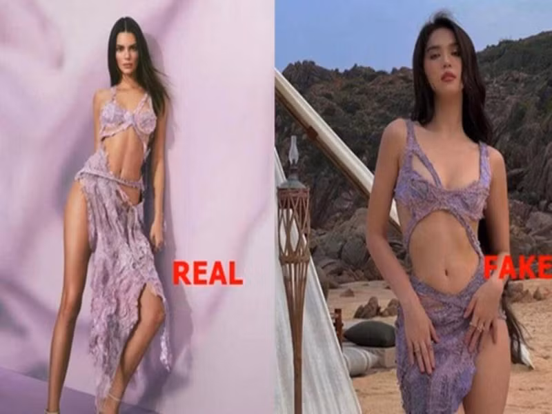 Cũng trong năm 2022, Ngọc Trinh bị một nhãn hàng tố mặc váy nhái sản phẩm của họ. Chân dài gốc Trà Vinh chia sẻ, nếu như nhãn hàng nhắn tin riêng rằng chiếc váy của bên họ, cô sẽ nói xin lỗi, gỡ hình xuống. “Nhưng vì họ không lịch sự, không tôn trọng Trinh, làm cho Trinh bị cộng đồng mạng ném đá. Đó là lý do Trinh không xin lỗi, hình ảnh Trinh vẫn để đấy dù có mấy nghìn bình luận ném đá”, Ngọc Trinh cho biết. Ảnh: Báo Giao Thông.