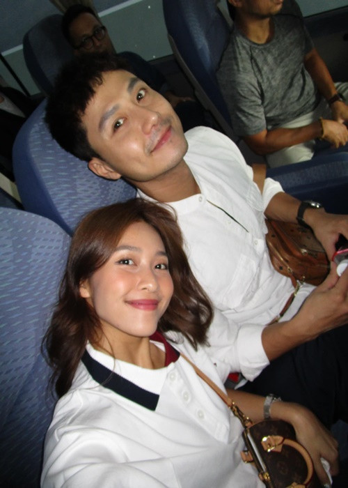 Cách đây không lâu, Thanh Sơn và Khả Ngân cùng sang Nhật Bản. Ảnh: FBNV.