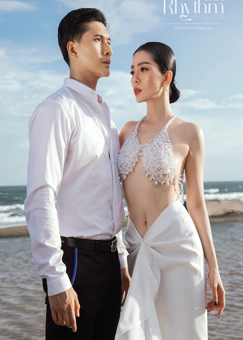 Ở tuổi 30, Lâm Bảo Châu - bạn trai Lệ Quyên sở hữu vóc dáng chuẩn người mẫu. Ảnh: FBNV.