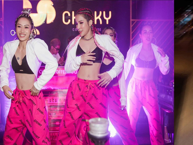 Nữ người mẫu chia sẻ, sau khi sinh nở, thể lực của cô không được tốt như trước. Ảnh: Phụ Nữ Việt Nam.