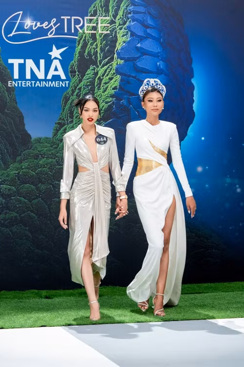 Thạch Thu Thảo lọt top 20 Hoa hậu Trái đất 2022. Gần đây, cô hướng dẫn, đào tạo catwalk cho các thí sinh Miss Earth Vietnam 2023 - Hoa hậu Trái đất Việt Nam 2023. Ảnh: VOV.