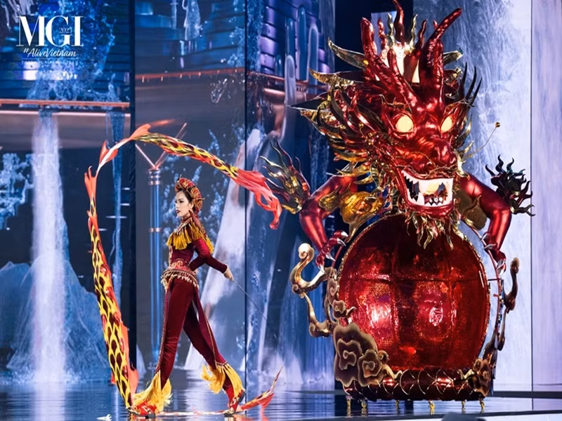 Lê Hoàng Phương bị các đại diện Indonesia, Peru, Venezuela, Nigeria và Mexico "vượt mặt" trong bảng dự đoán. Ảnh: Miss Grand Vietnam.