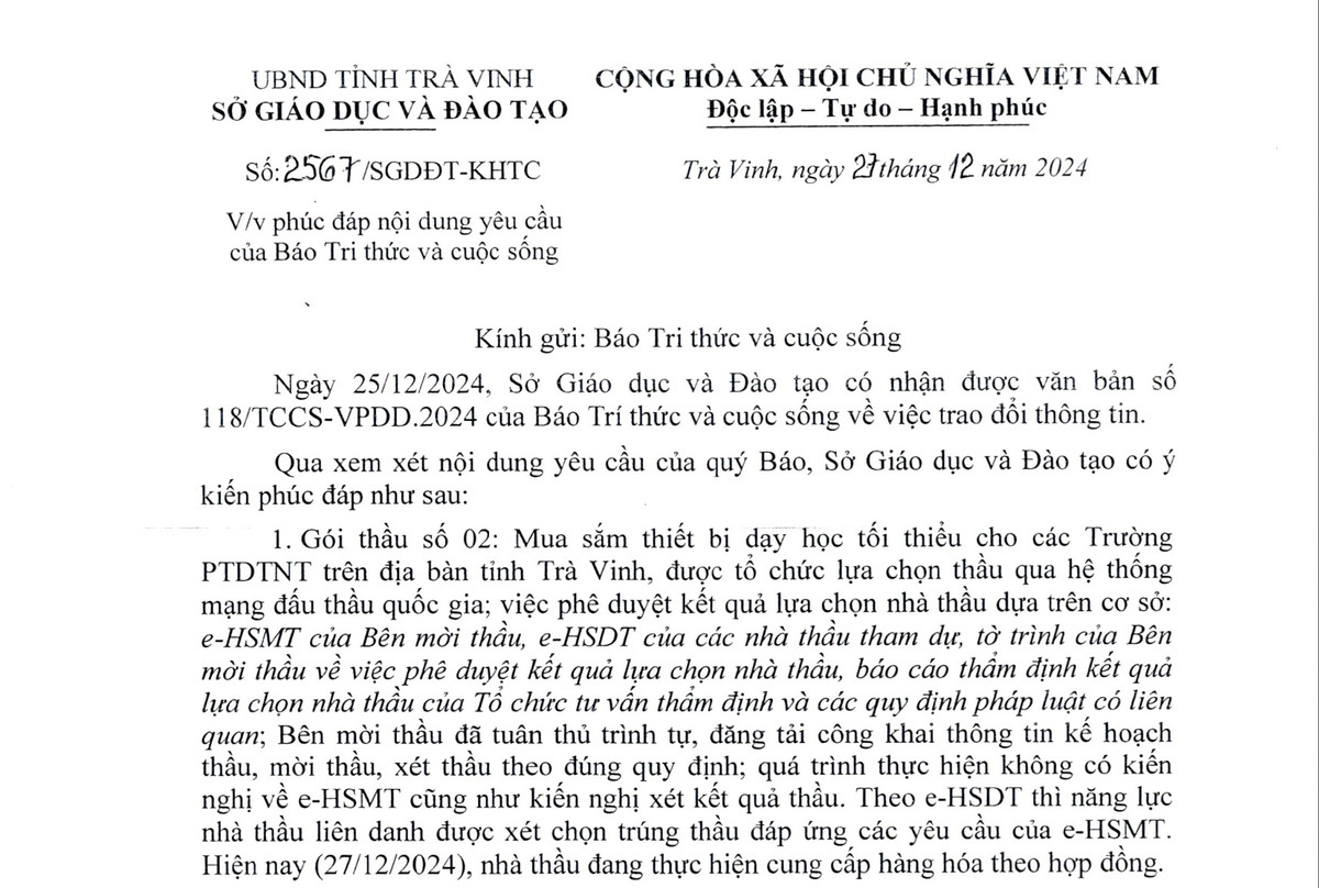 Tra Vinh: Dau tu hon 8 ty mua thiet bi day hoc cho cac Truong DT noi tru-Hinh-2