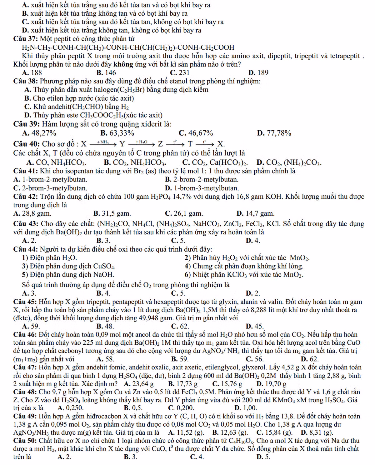 De thi thu THPT quoc gia 2015 mon Hoa DH Da Lat va dap an-Hinh-4