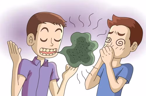 Lười vệ sinh răng miệng, thường xuyên hút thuốc, uống rượu, cà phê, sử dụng những thực phẩm có mùi như hành, tỏi, tỏi tây,...dễ khiến hơi thở có mùi. Trường hợp này có thể cải thiện sau khi đánh răng. (Ảnh: Aboluowang, Boldsky, minh họa)