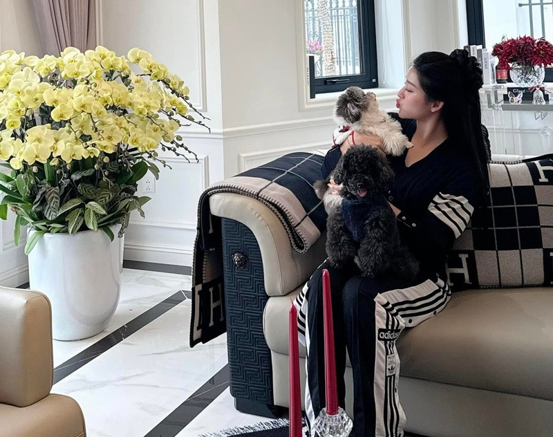 Năm 2024, Á hậu Huyền My chuyển sang ở biệt thự mới sau khi rao bán hai căn hộ.