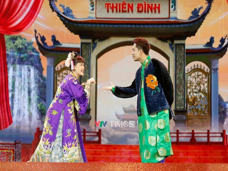 Theo VTV, các Táo quân lên chầu năm nay với tâm lý khá lo lắng vì chủ trương sáp nhập, tinh gọn bộ máy của Thiên đình. Ảnh: VTV.