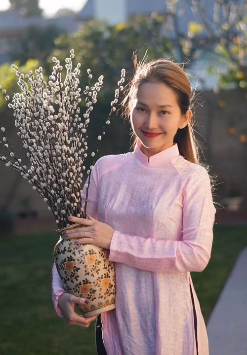 Hơn 10 năm qua, Kim Hiền đón Tết Nguyên đán ở Mỹ.