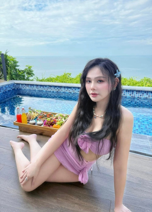 Thu Thủy hiện tại sở hữu vóc dáng thon gọn với số đo ba vòng chuẩn.