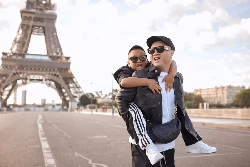 Đỗ Mạnh Cường xứng danh ông bố quốc dân, chiều con nhất nhì Vbiz.