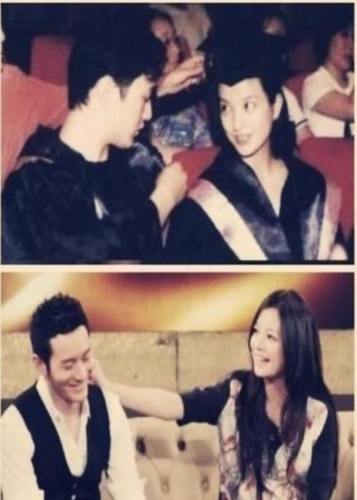 Huỳnh Hiểu Minh và Triệu Vy là bạn cùng lớp ở Học viện Bắc Kinh. Huỳnh Hiểu Minh tâm sự anh từng ngỏ lời với Triệu Vy nhưng bị cô bạn thân từ chối. Ảnh: Thương Hiệu và Pháp Luật.