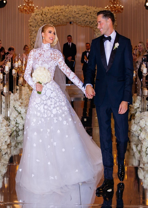 Năm 2021, Paris Hilton kết hôn với doanh nhân công nghệ Carter Reum. Ảnh: FB Paris Hilton.