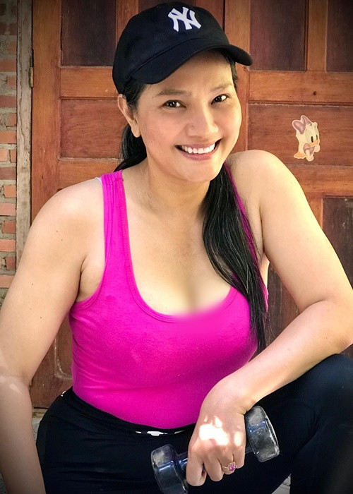 Kiều Trinh quyết tâm "đánh bay" mỡ thừa.