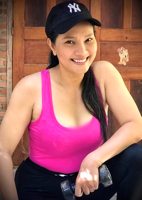 Kiều Trinh quyết tâm "đánh bay" mỡ thừa.