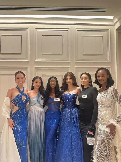 Năm 2024, Mai Phương đại diện Việt Nam thi Miss World - Hoa hậu Thế giới. Trong chung kết, cô lọt top 40. Ảnh: FB Mai Phương.