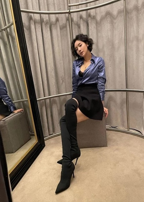 Sau The Glory, Cha Joo Young đắt show làm người mẫu ảnh. Ảnh: Instagram Cha Joo Young.