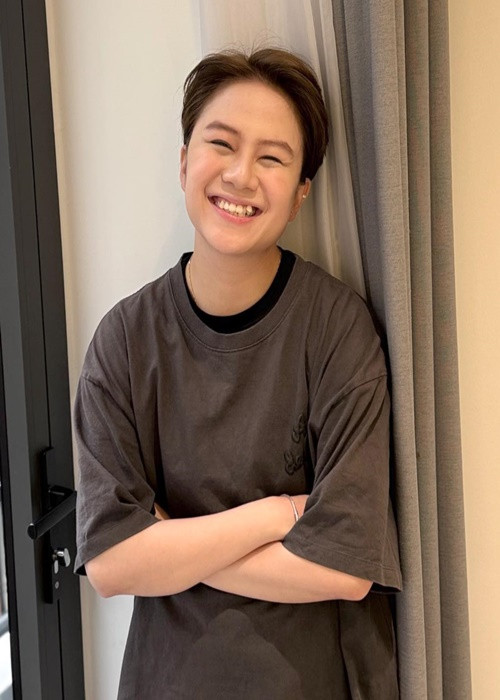 Dương của Về nhà đi con kín tiếng về chuyện tình cảm sau khi vào showbiz. Ảnh: FB Bảo Hân.