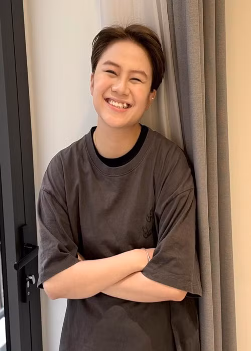 Dương của Về nhà đi con kín tiếng về chuyện tình cảm sau khi vào showbiz. Ảnh: FB Bảo Hân.