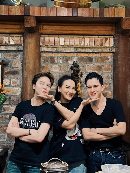 Bảo Hân vẫn thân thiết với Bảo Thanh, Quang Anh sau khi đóng Về nhà đi con. Ảnh: FB Bảo Hân.