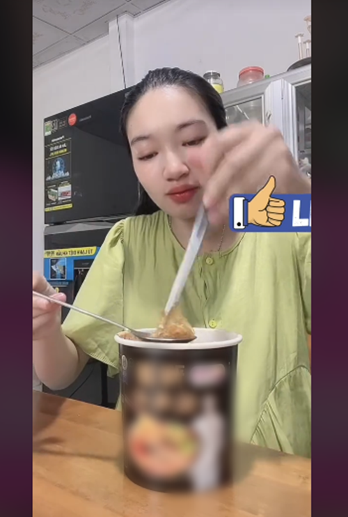 Ngọc Thưởng mang bầu con đầu lòng sau 3 năm cưới. Ảnh: TikTok Ngọc Thưởng.