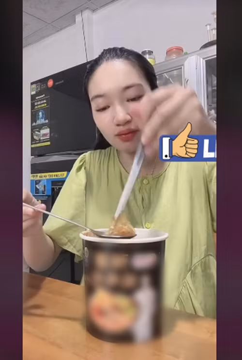 Ngọc Thưởng mang bầu con đầu lòng sau 3 năm cưới. Ảnh: TikTok Ngọc Thưởng.