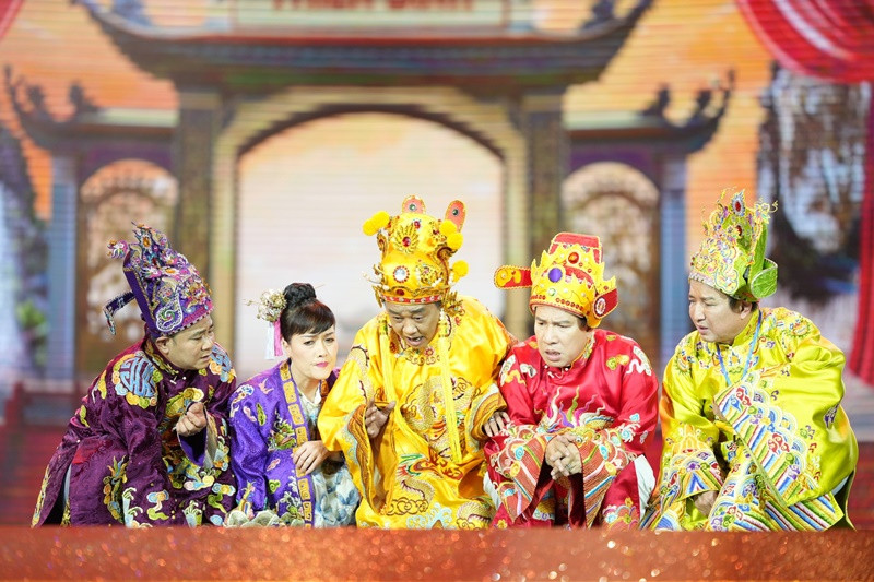 Táo quân 2025 ghi hình trong các ngày 15, 16 và 17/1. Ảnh: FB Vân Dung.