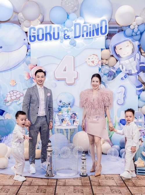 Thành Trung tậu penthouse 18 tỷ khi hai con trai chào đời.