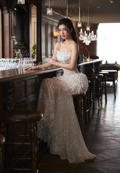 Phương Nhi từng lọt top 15 Hoa hậu Quốc tế 2023. Ảnh: Vietnamnet.