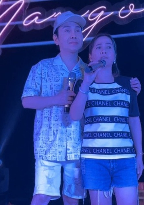 Hồng Loan từng có mối quan hệ tốt đẹp với Vũ Luân - con nuôi của cố nghệ sĩ Vũ Linh. Ảnh: Saostar.