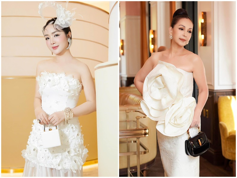 Hiện tại, Giáng My và Diễm My đều giữ được vóc dáng thon gọn. Ảnh: FB Diễm My, Giáng My.