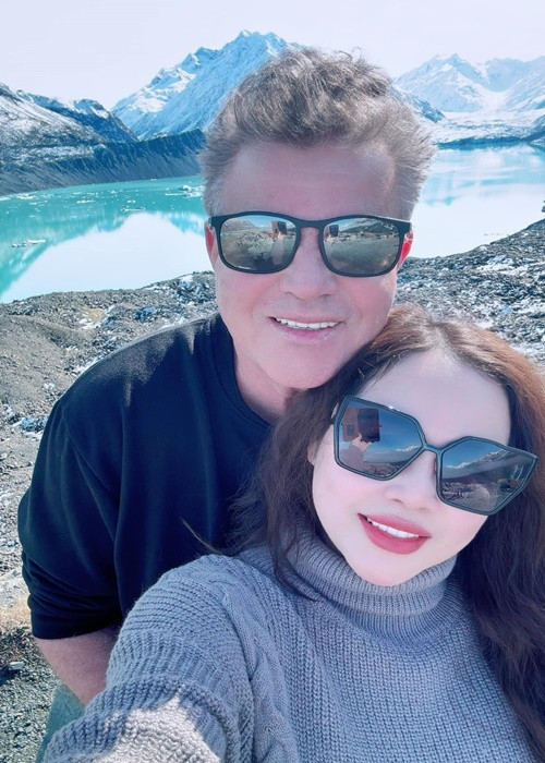 Chồng ngoại quốc của Trương Phương lộ diện cách đây ít tháng. Ảnh: Instagram Trương Phương.