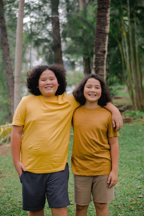 Hai con trai của Bằng Lăng rất đáng yêu. Ảnh: FB Bằng Lăng.