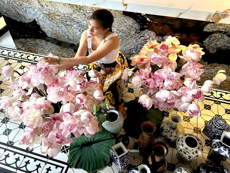 Vợ cũ Phước Sang tạo dựng được sự nghiệp kinh doanh riêng sau nhiều năm vất vả.