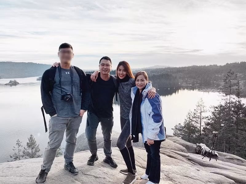 Lan Khuê không ít lần sang Canada thăm mẹ chồng. Ảnh: Instagram Lan Khuê.