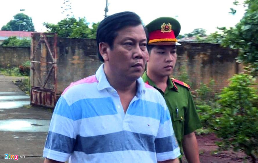 Đến nay, Công an tỉnh Đắk Nông đã khởi tố 23 bị can trong vụ án. Trong ảnh là bị can Trịnh Sướng đã bị khởi tố, bắt tạm giam ngày 5/6.