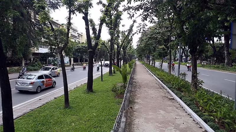 Một số phố, đường cho người đi bộ được xây dựng đẹp mắt dưới bóng cây xanh.