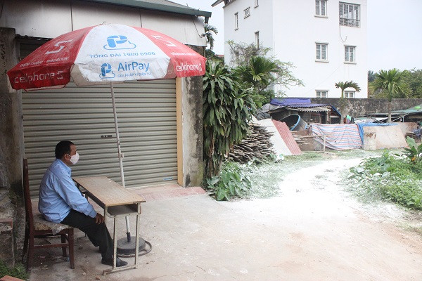 Chốt kiểm dịch được trực 24/24 khi dịch lan đến Hà Nội.