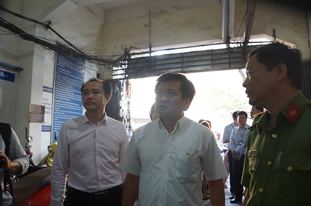 Không chỉ vỉa hè, ông Đoàn Ngọc Hải cũng chỉ đạo đảm bảo PCCC ở các chung cư cũ, quán karaoke