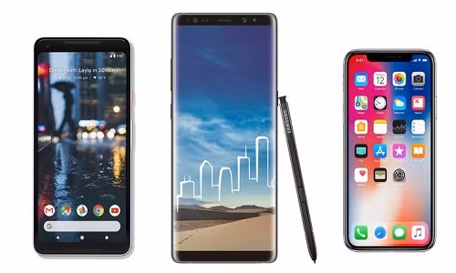Nen mua iPhone X, Google Pixel 2 XL hay Galaxy Note 8?