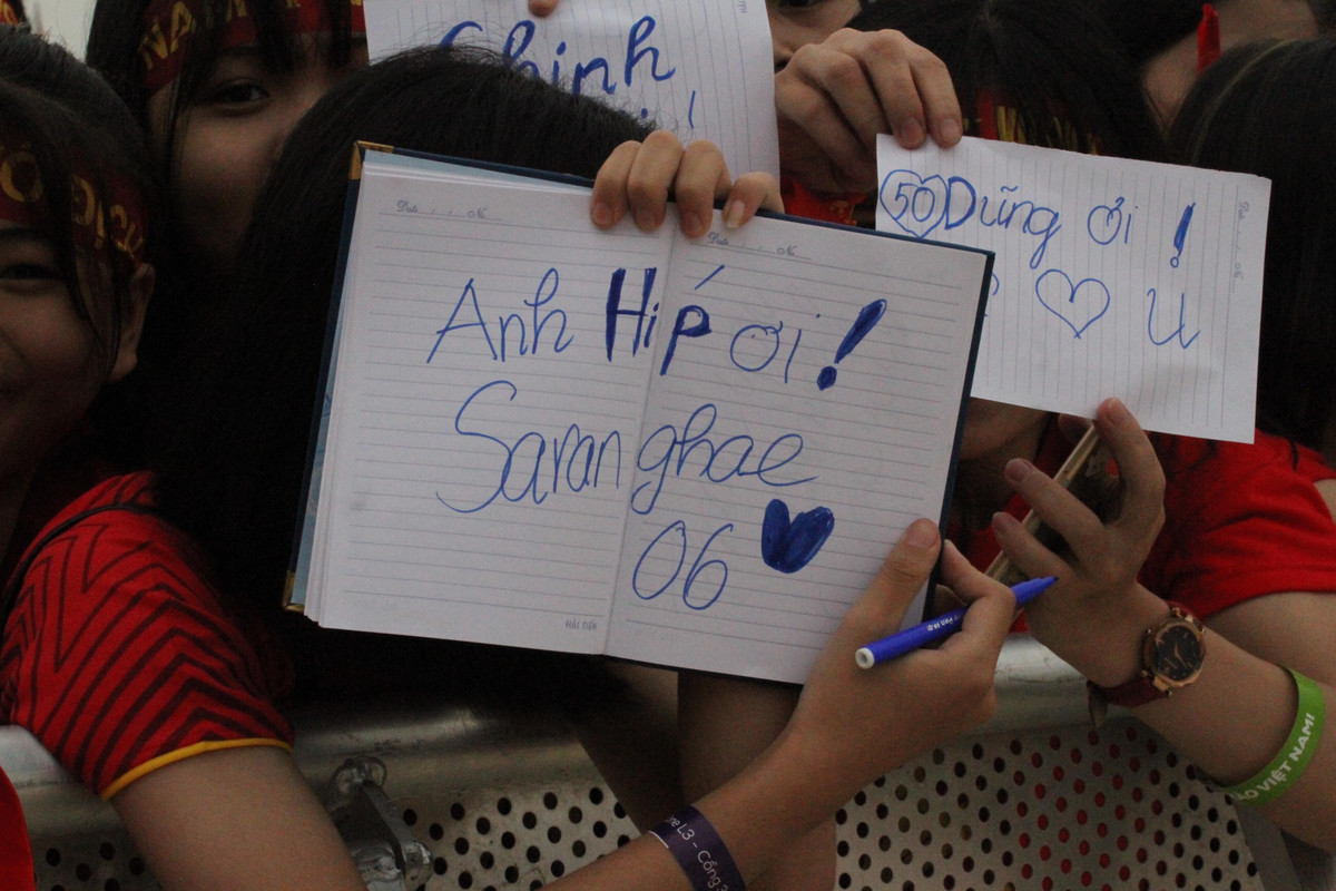 Những lời "tỏ tình" ngọt ngào dành cho các cầu thủ U23 Việt Nam.