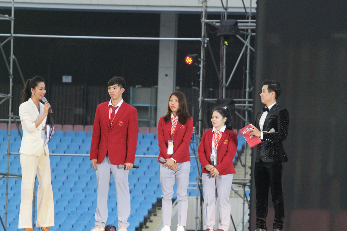 Có mặt trong buổi lễ vinh danh, rất nhiều những gương mặt đã đạt thành tích cao cho đoàn thể thao Việt Nam tại Asiad 2018