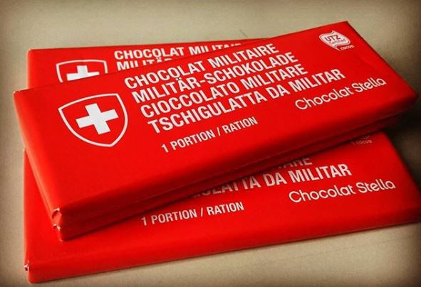 Khẩu phần ăn của quân đội Thuỵ Điển không thể thiếu socola.