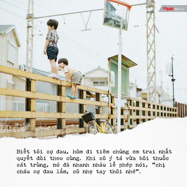 Chỉ cần nghe câu nói này, người chị hẳn chẳng còn sợ đau nữa đâu.