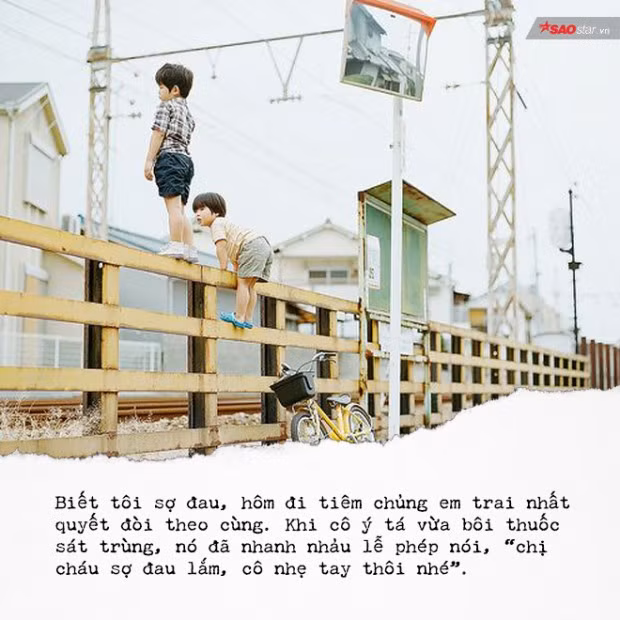 Chỉ cần nghe câu nói này, người chị hẳn chẳng còn sợ đau nữa đâu.