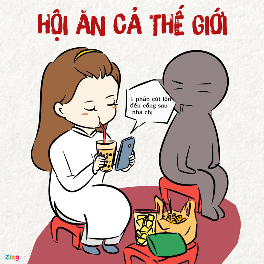 Trời thì nắng nóng, ngồi giữa sân trường sao không tranh thủ ăn uống cho đã miệng chứ, khai giảng sớm quá còn chưa kịp ăn sáng nữa. Thôi thì tai nghe thầy cô, bè bạn phát biểu còn miệng thì cứ... ăn, chắc không ồn ào ảnh hưởng đến ai đâu nhỉ?