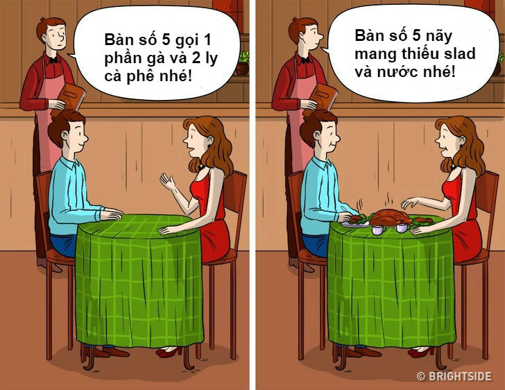 Phần lớn chúng ta thường nhớ những gì chưa hoàn thành. Bạn từng làm nhân viên phục vụ chưa? Nếu chưa, hãy để ý, nhân viên phục vụ sẽ nhớ kỹ đơn đặt hàng cho đến khi đồ mang lên đủ. Sau khi hoàn tất, họ mới có thể an tâm chuyển sự chú ý sang khách hàng khác.